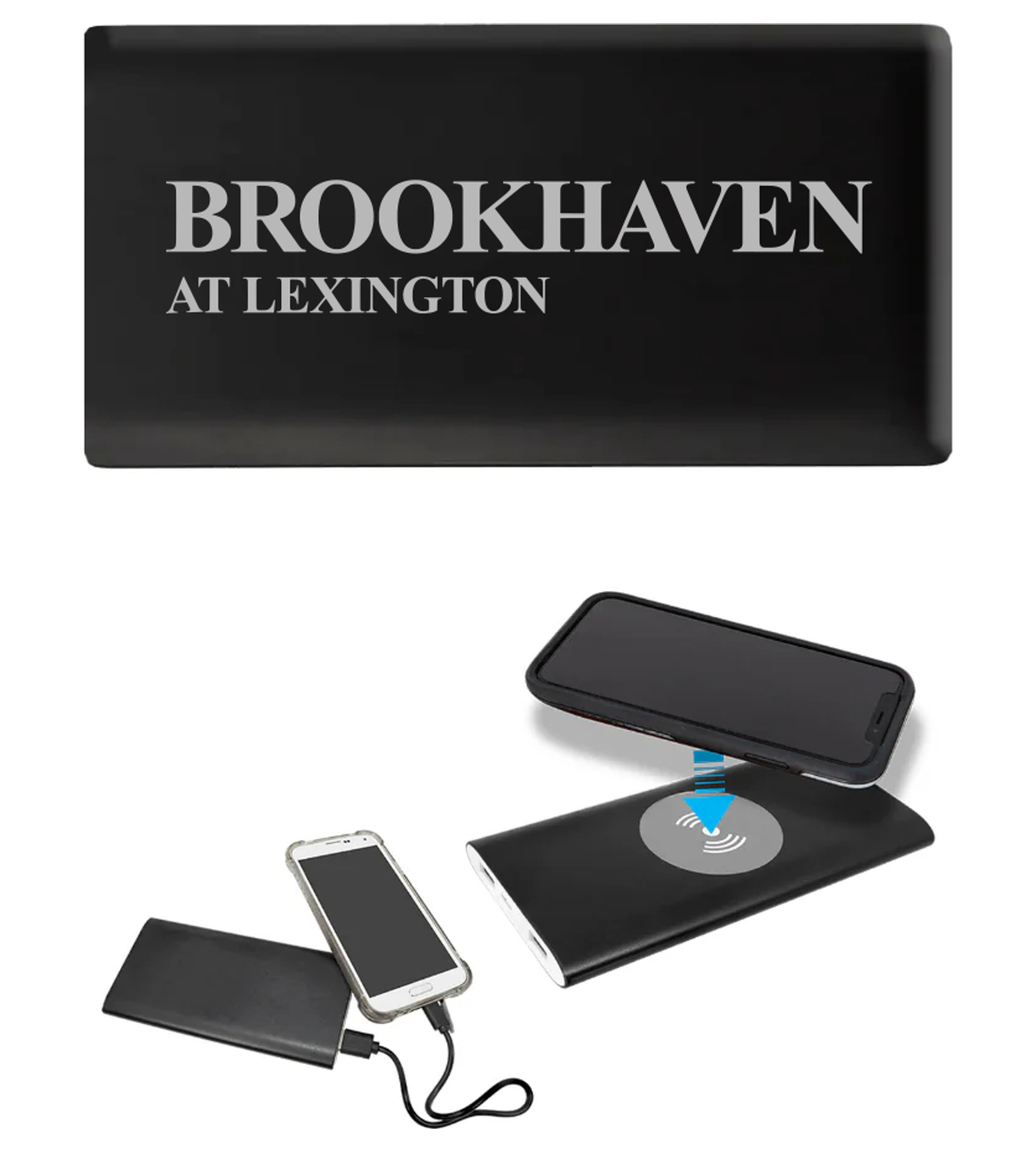 Power Bank & Wireless Anodized Aluminum Charger