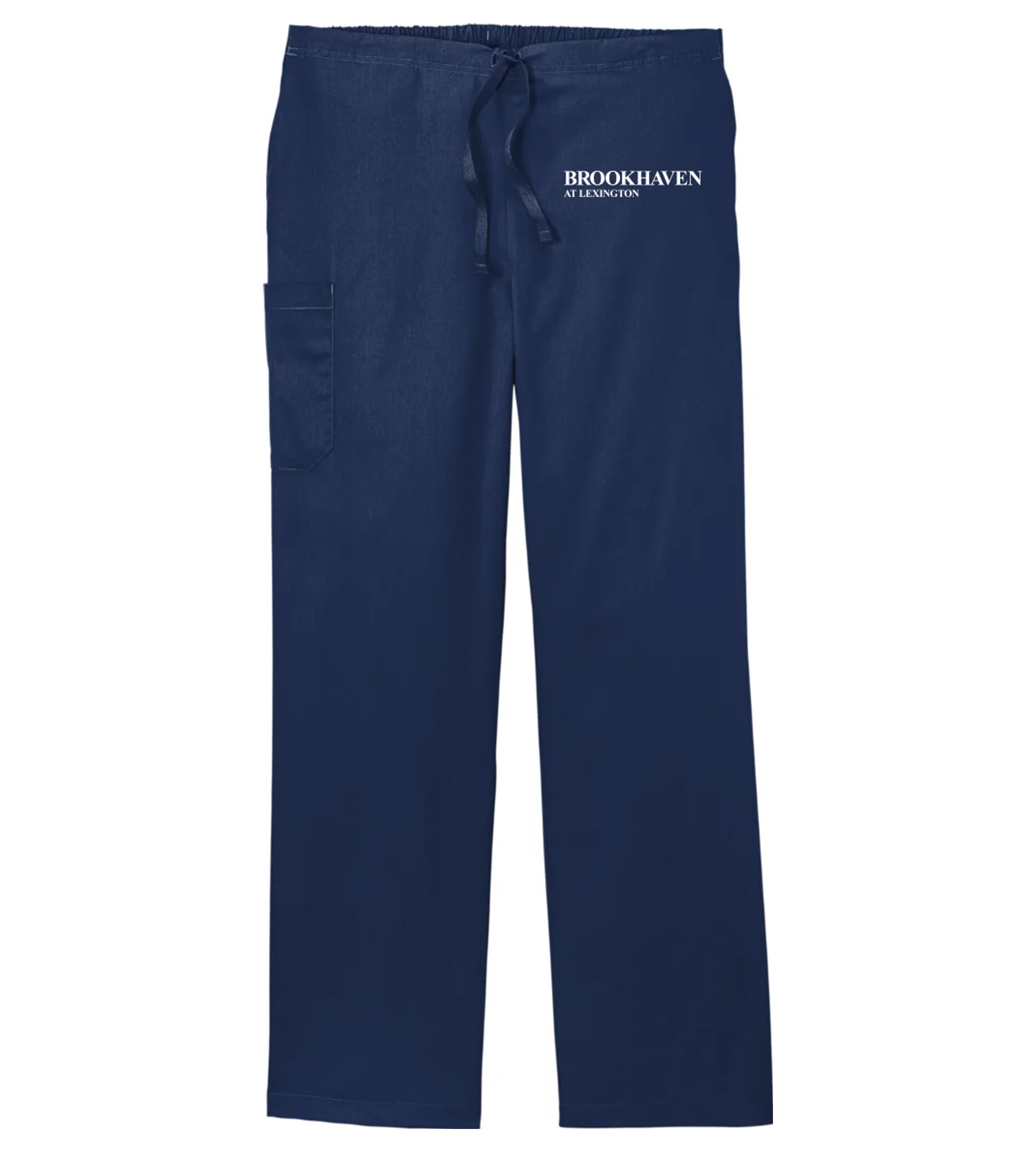 Wink Unisex Cargo Scrub Pant Navy with Brookhaven at Lexington